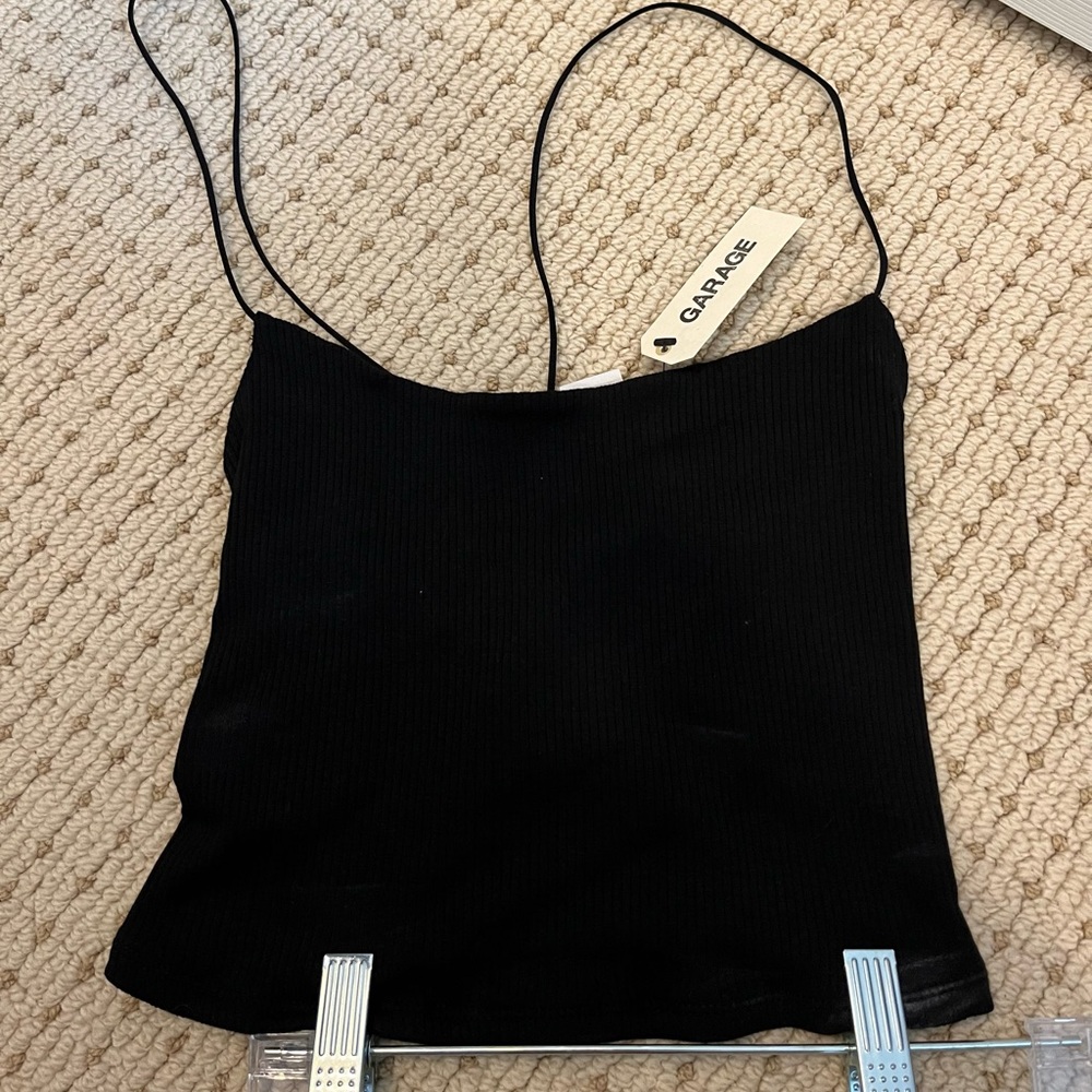 black crop top